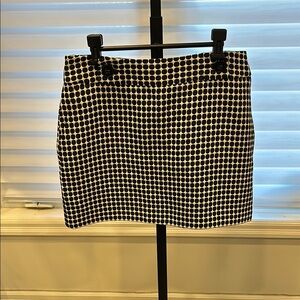 Black and White Polka Dot Skirt